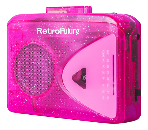 Reproductor Cinta Casete Rosa Portatil Radio Fm Am Altavoz