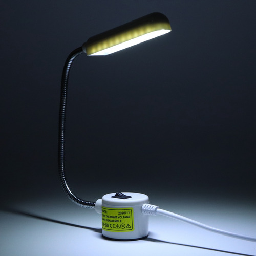 Máquina De Coser Led 30 Cuentas Con Cuello De Cisne Work Bas
