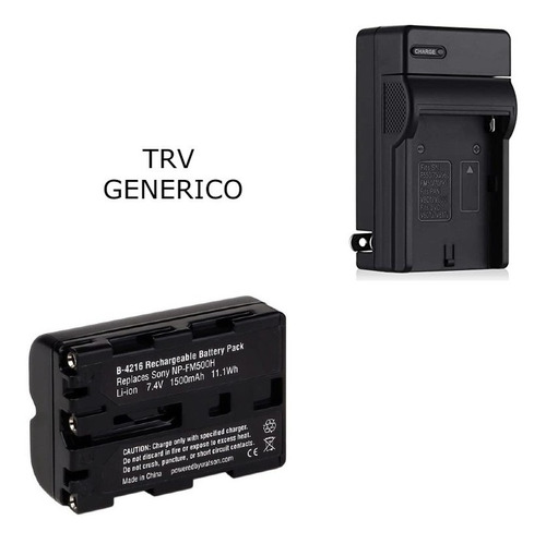 Bateria Y Cargador Para Sony Hdr-hc1 Trv280 Trv350 Trv250