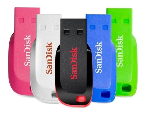 Pendrive SanDisk Cruzer Blade 16GB 2.0 azul eléctrico