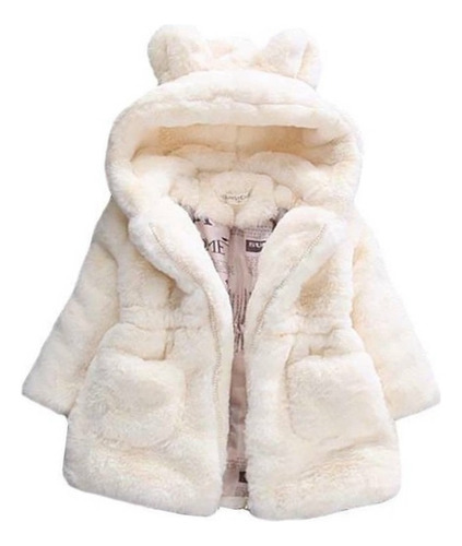 Chaquetas Para Niños Y Niñas, Forro Polar Con Capucha, Oreja