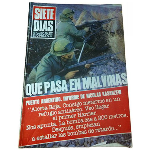 Revista Siete Dias N°779 Que Pasa En Malvinas