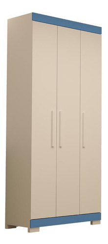 Guarda-roupa Solteiro Canadá 3 Portas Linhamobília