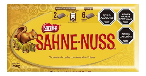 Chocolate Especial Día De La Madre Sahne Nuss 250gr