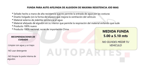 Funda De Auto Afelpada Jod Mag Bmw Serie 7 Sedan 2015 740ia