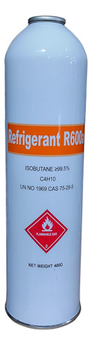 Gas Refrigerante R600 400gr Refrigerant