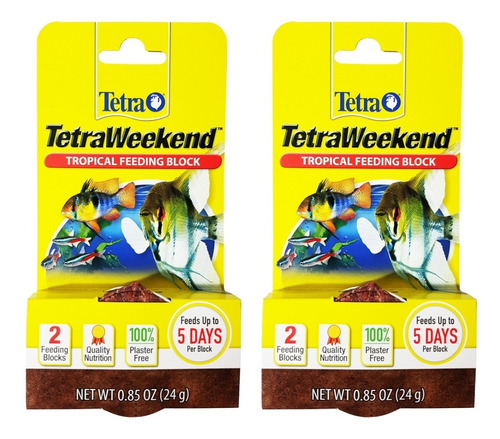 Tetra Weekend 24gr Fin De Semana X2 Vacacional Acuario