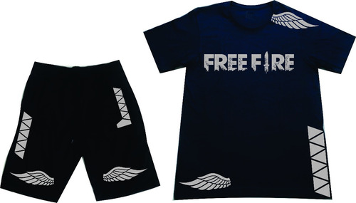Conjuntos Deportivos Camiseta+pantaloneta Freefire 