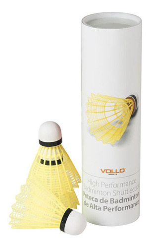 Peteca Vollo Badminton Alta Performance De Nylon Vb600