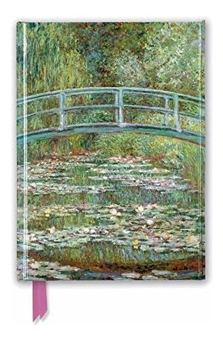 Cuaderno De Notas  Flame Tree Monet: Bridge Over A Pond Of W