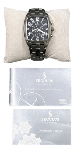 Relógio Seculus Titanium Mod 24309go - Unisex - Colecionador