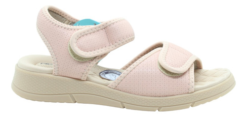 Sandalias De Mujer Piccadilly Horma Ancha Ajuste Velcro