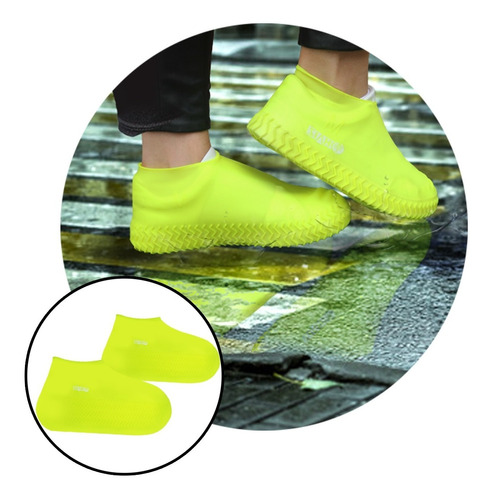 Imagem 1 de 10 de Protetor De Sapato Haiz Silicone Impermeável Para Chuva