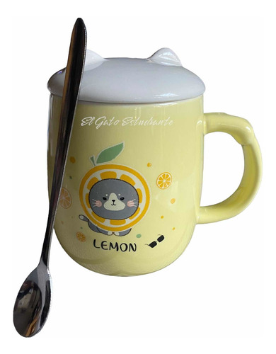 Tazón O Taza Cerámica Diseño Gatitos Gato Catlover 