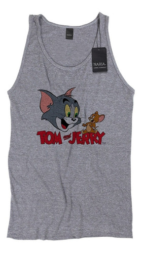 Musculosa Hombre Tom & Jerry Imagen Art Logo - Pstj1