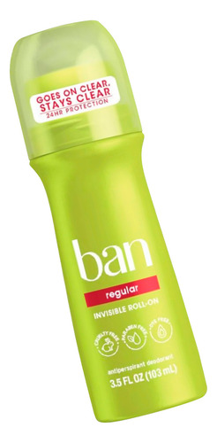 Ban Desodorante Anti Transpirante Roll On Regular 103ml 3c
