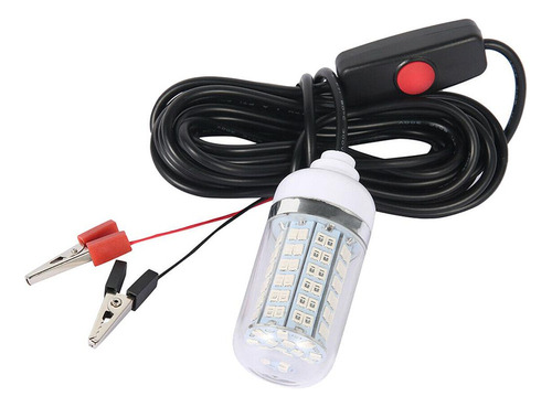 Para Luz Led De Pesca Nocturna Sumergible Verde 12v Con