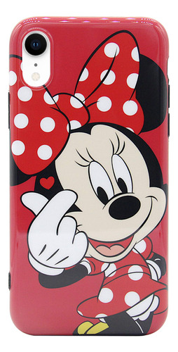 Funda Para   Xr, Mc   Cute Finger Heart Cartoon Charact...