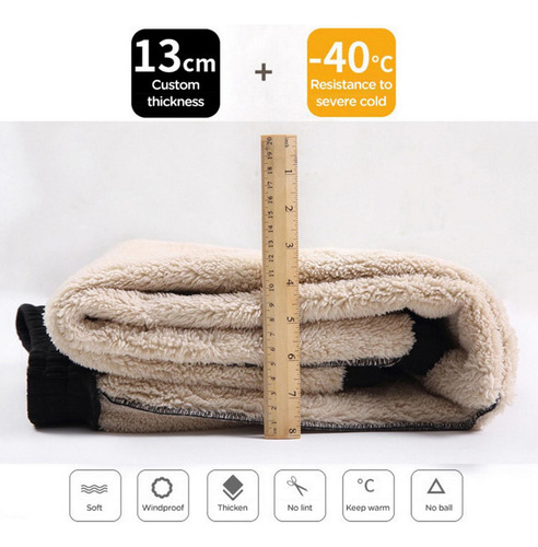 Pantalones De Chándal Con Forro Polar Térmico Para Mujer