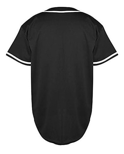 Imagen 4 de 6 de Phoneutrix Blank Plain Hip Hop Hipster Baseball Jersey Butto