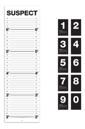 Gráfico De Altura Mugshot | Gráfico De Crecimiento De...