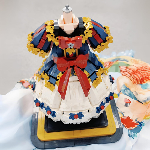 Conjunto De Construcción Princesa Lolita 1708 Piezas Niña