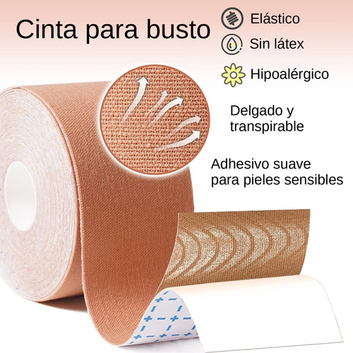 Cinta Levanta Busto Adhesiva Invisible Push Up Body Tape