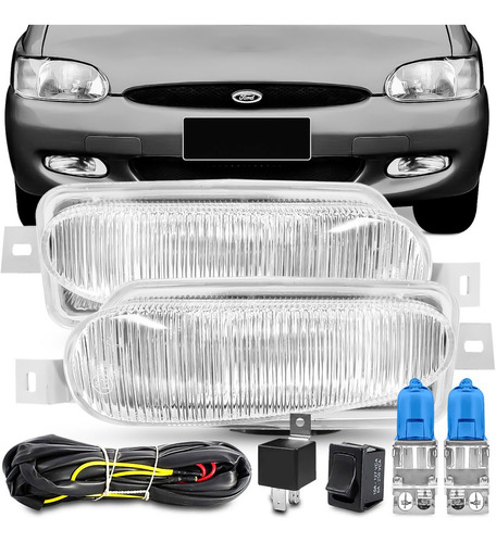 Kit Farol Milha Escort Zetec Perua Sw 97 98 99 00 01 02