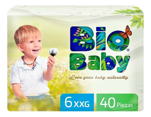 Pañales Biobaby Unisex Talla 6 En Pack De 4 X 40 Unidades Talla 6 Sin Género