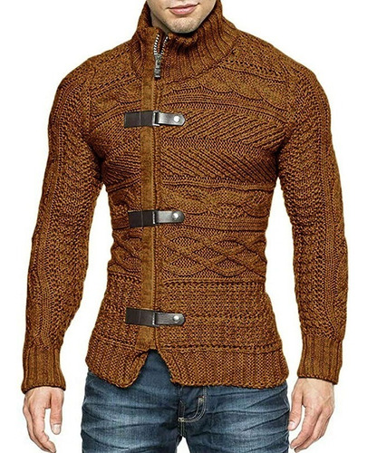 Men's Casual Pullover Coat With Cour Ring
