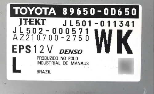 Kit Code Yaris Sedan Xl 1.5 2019 20 21 22 2023