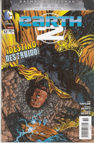 Dc Comics Earth 2 # 12 Editorial Televisa (Usado)
