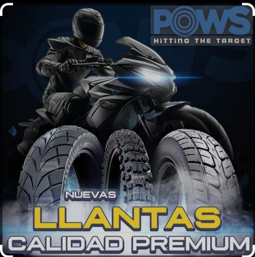 Pows 130/70-17 Y 90/90-17 6pr Tube Less Premium