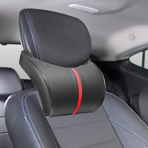 Cojines Del Resto De La Cabeza De La Almohada Del Negro Rojo