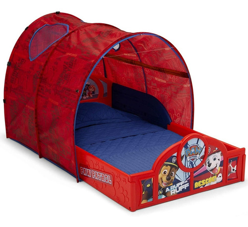 Cama Infantil Con Carpa Nick Jr Paw Patrol Delta Niños