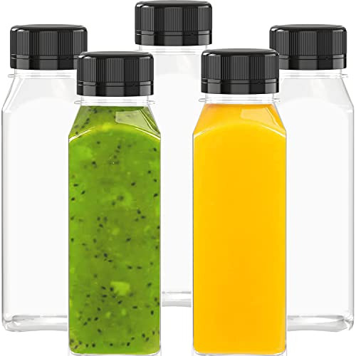 Botellas Plásticas Reutilizables Para Bebidas, 12 Oz, 5 Pack