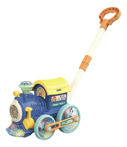 Tren Burbujas Juguete Electronico Maquina Luz Y Sonido Niños Color Color Al Azar