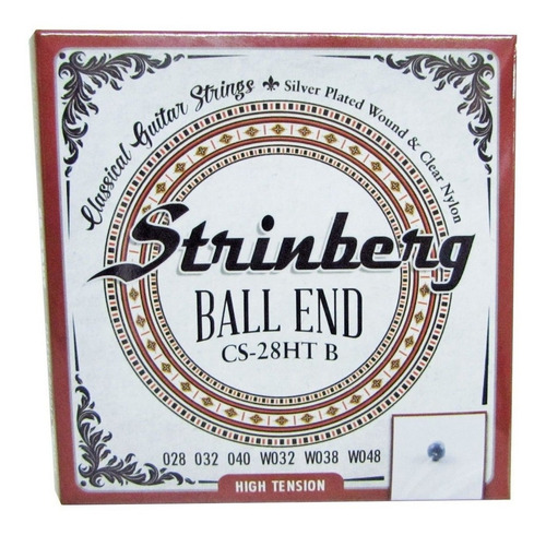 Imagem 2 de 2 de Encordoamento Violão Nylon Strinberg Cs28htb High C Bolinha