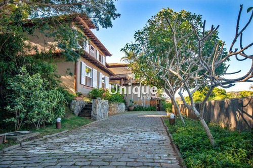 Imagem 2 de 30 de Mansão À 50m Da Praia C/ 6 Suítes À Venda, 850 M² Por R$ 7.900.000 - Ferradura - Armação Dos Búzios/rj - Ca1516