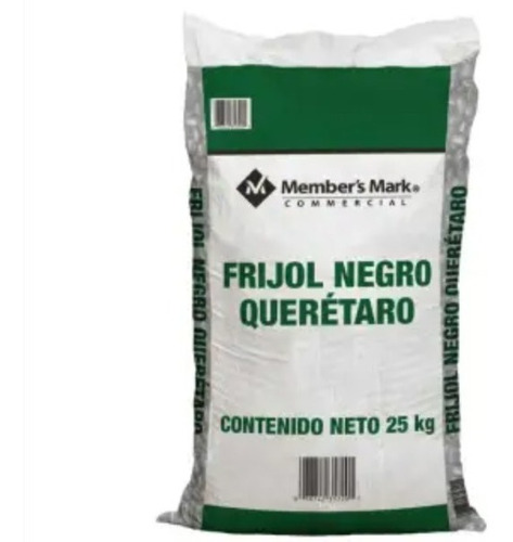 Frijol Negro Queretaro 25 Kg Member´s Mark Envío Gratis