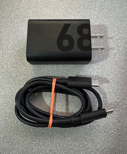 Cargador Original Motorola 68w Turbo Cargador Negro (Usado)