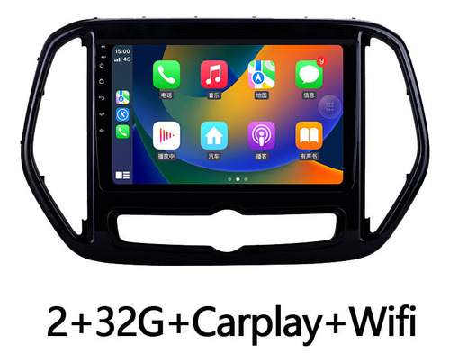 Estéreo 2+32g Carplay Cámara Para Chery Jetway Jietu X70