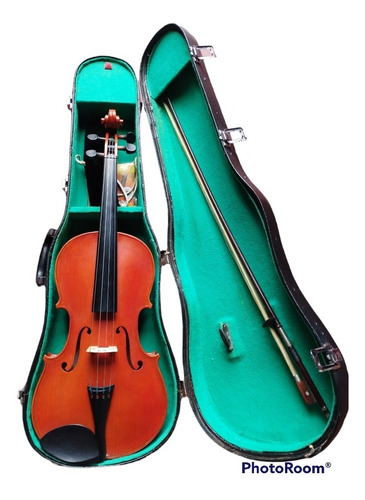 Imagen 1 de 7 de Viola 4/4 Instrumento Musical Con Estuche Rígido Como Nueva