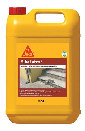 Sika Latex Ligante Para Mezclas Revoques Y Carpetas 5 Lts