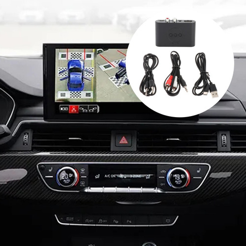 Mini Transmisor Receptor Bluetooth 5.0 Nfc 2 Rca Adaptador