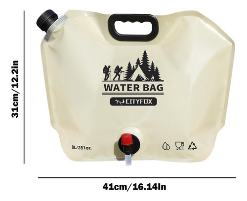 Bolsa De Contenedor De Agua Para Acampar Bolsa De Agua Con G