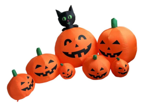 Y Para Decoración Inflable De Calabaza De Halloween Versátil