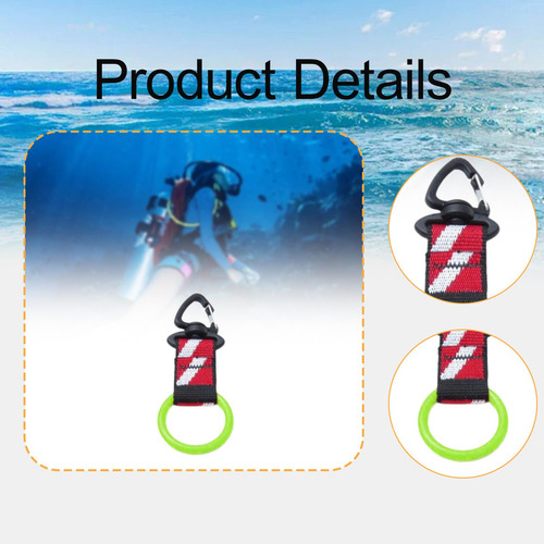 Scuba Holder Retainer Belt Keeper For 2nd Flag Green Circle