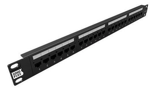 Patch Panel Cat5e 24 Portas Sohoplus Furukawa