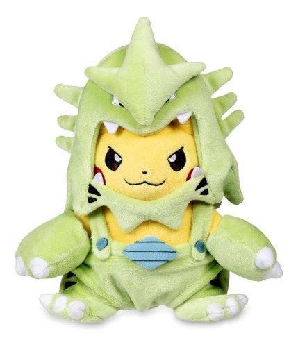 Pikachu Cosplay Tyranitar Peluche Pokémon Center Importado